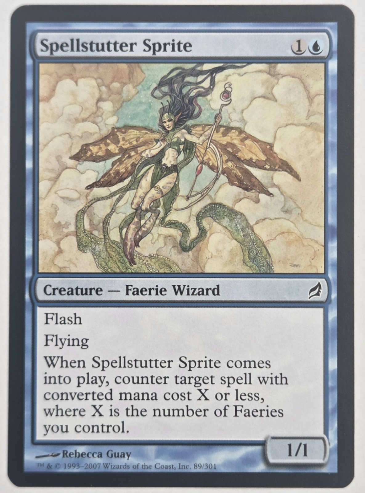 Spellstutter Sprite 89/301 Lorwyn Magic The Gathering MTG Card 2007 TCG Blue