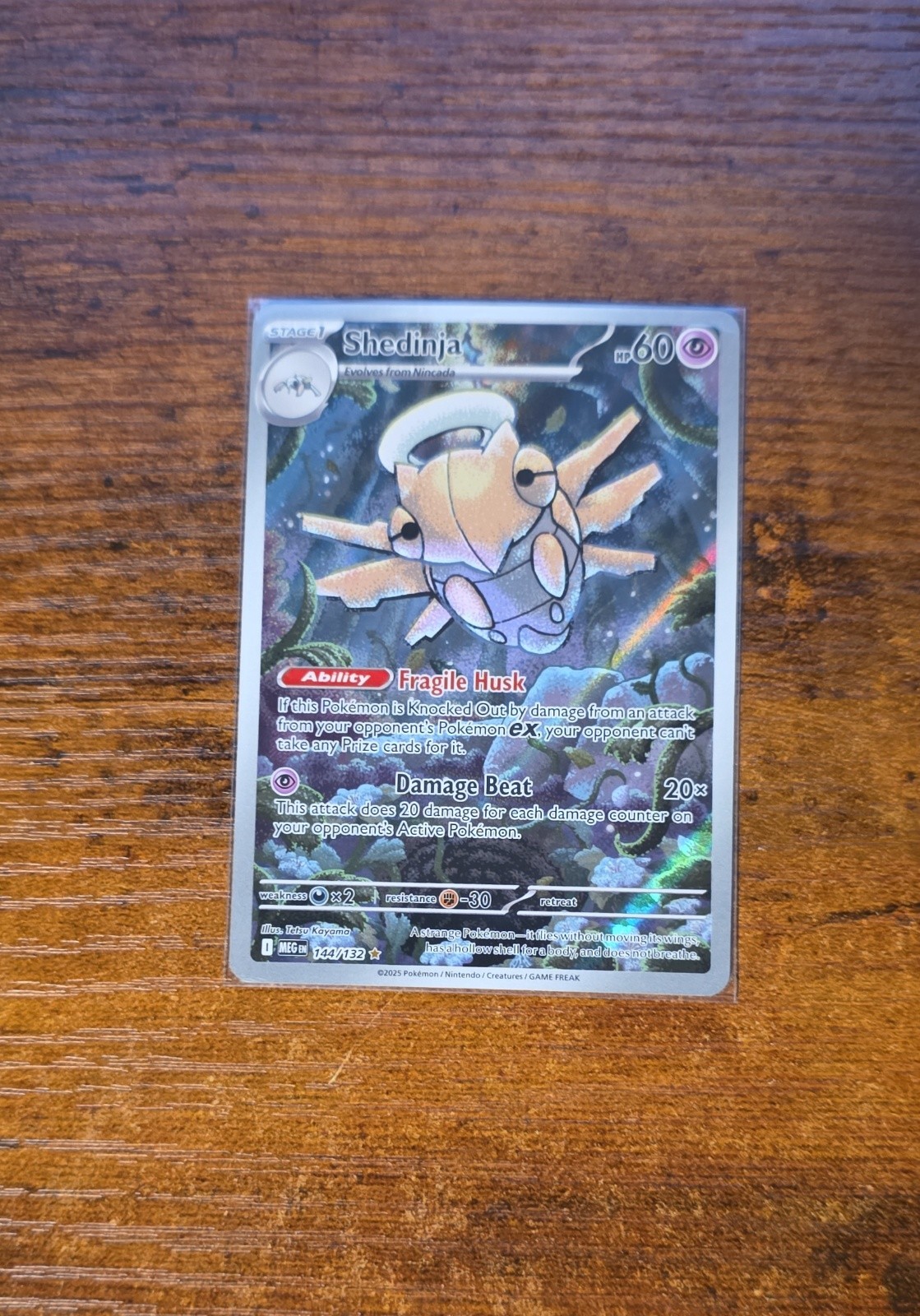 Shedinja 144/132 Me01: Mega Evolution Holo