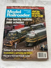 Model Railroader Magazine November 1996 Free-lancing Paint Schemes MRC