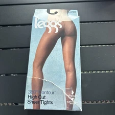 NEW Leggs Womens 360 Contour  High Cut Sheer Tights  Nude  XL. DAMAGE TO PACKAGE