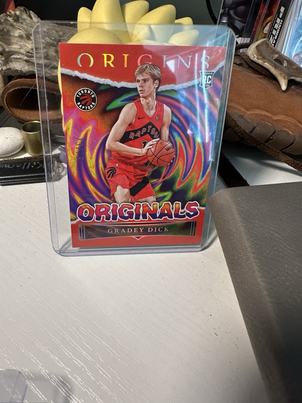 Gradey Dick 2023 Origins #10 Originals - Red /75 Rookie RAW