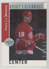 2002 Upper Deck Piece Of History Hockey's Beginnings Steve Yzerman #HB3 HOF 2d8