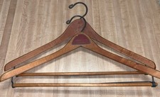 Vintage Wishbone Wood Coat/Trouser Hangers Lot Of 2 Grand Rapids, Michigan