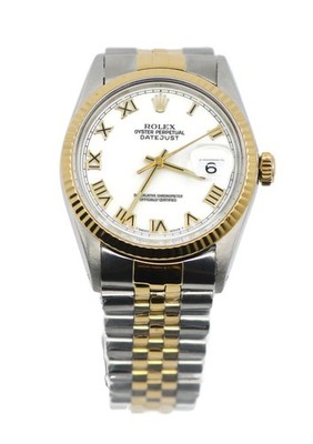 Rolex Datejust 18K/Stainless Steel Watch 16013