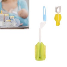 Newborn Bottle Brush Cleaner PP Portable Infant Sponge Nipple Bottle