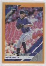2019 Panini Donruss Holo Orange Wade Davis #73 4m3