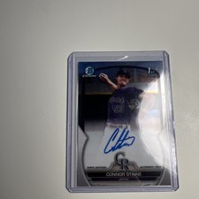 2023 Bowman Chrome Prospect Auto Connor Staine #CPA-CSE Autograph Rockies 