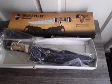 Chipaway Cutlery Custom Bowie Knife Hand Carved Handle