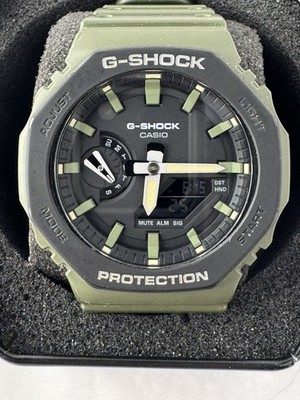 Casio G-Shock GA-2110SU-3AER  CasiOak  Green & Black Boxed Excellent Condition