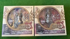 Revoltech Takeya Kongo Rikishi Agyo & Ungyo Set, Woodgrain Version