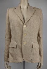 NWT Ralph Lauren tan herringbone silk blend lined blazer jacket ladies size 8