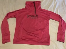 Under Armour Featherweight Funnel Neck Sweatshirt Pink Women s Small Petite C