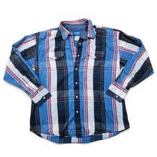 WRANGLER Western Pearl Snap Shirt Men XXL VTG 90s Retro Plaid Cowboy Ranch Rodeo