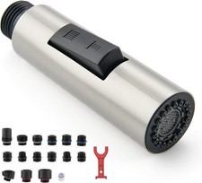Metal Kitchen Faucet Head Replacement, 2-Mode Pull down Kitchen Faucet Spray Hea