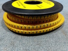 RS Pro ''Y'' Slide On Cable Marker, 3-4.2mm Cable - Nearly Full Roll 812-0919