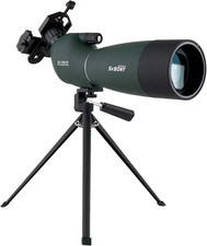 SV28 Spotting Scope, Angled 25-75X70 with Tripod for Target Shooting