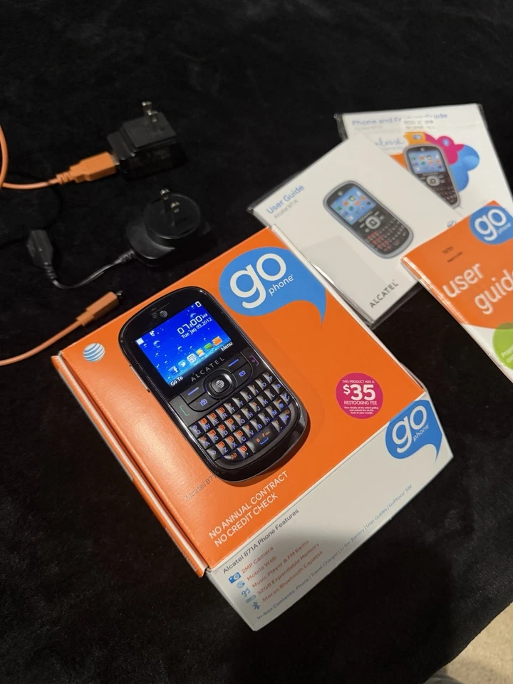 AT&T Go Phone 871A Alcatel Foto 2 de 4