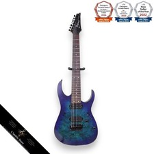 Ibanez RG7421PBSBF Sapphire Blue 7String Guitar Flat Case Included