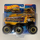 Hot Wheels Monster Trucks Big Rigs Wreckstruction 6 wheel Yellow Dump Truck NIP
