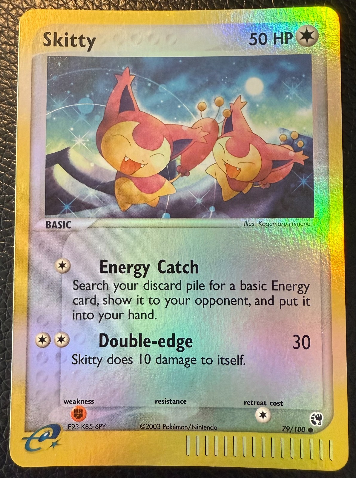 2003 POKEMON TCG SKITTY SANDSTORM REVERSE HOLO 79/100 VLP/NM