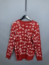 CHRISTMAS Jumper - Size Medium - Red - Great Condition - Men  s