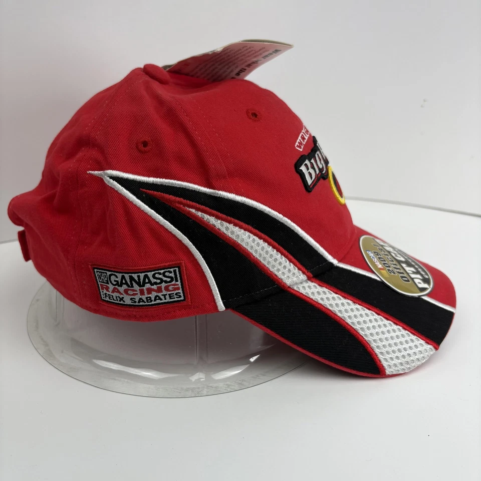 Chip Ganassi 赛车帽带男式均码红色 NASCAR 大红色 2009 42 — 第 3/4 张图片