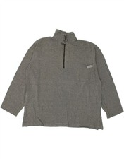 ENDURANCE Mens Polo Shirt Large Grey Check BR10