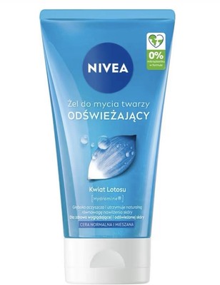 NIVEA Hydramine Gesichtsreiniger Gel Lotusblüte normale Haut 0% Mikroplastik