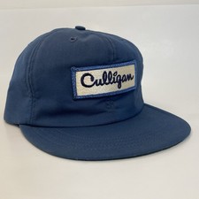 VTG 80s Culligan SnapBack Hat Blue Promo Cap Embroidered Patch Semco Made In USA