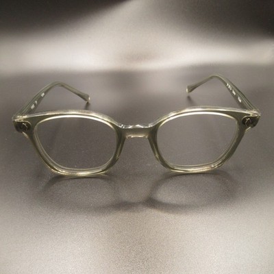 3M F9900 Smoke Safety Eyeglass Frames 52-22-145 Clear Gray Z87-2+