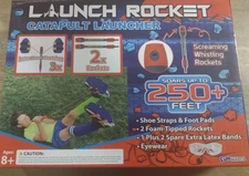 Launch Rocket for Kids Catapult Launcher By Fun Wares Whistling Foam Rocket T1