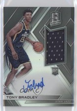 2017-18 Panini Spectra Rookie Jersey Auto 212/299 Tony Bradley #114 Auto 0v09