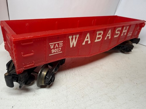 Coche de carga góndola vintage Lionel Hopper Wabash #9017 | Condition: Used