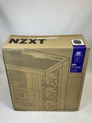 NZXT H9 Flow Mid Tower Case - Matte Black (SHIPS FAST)