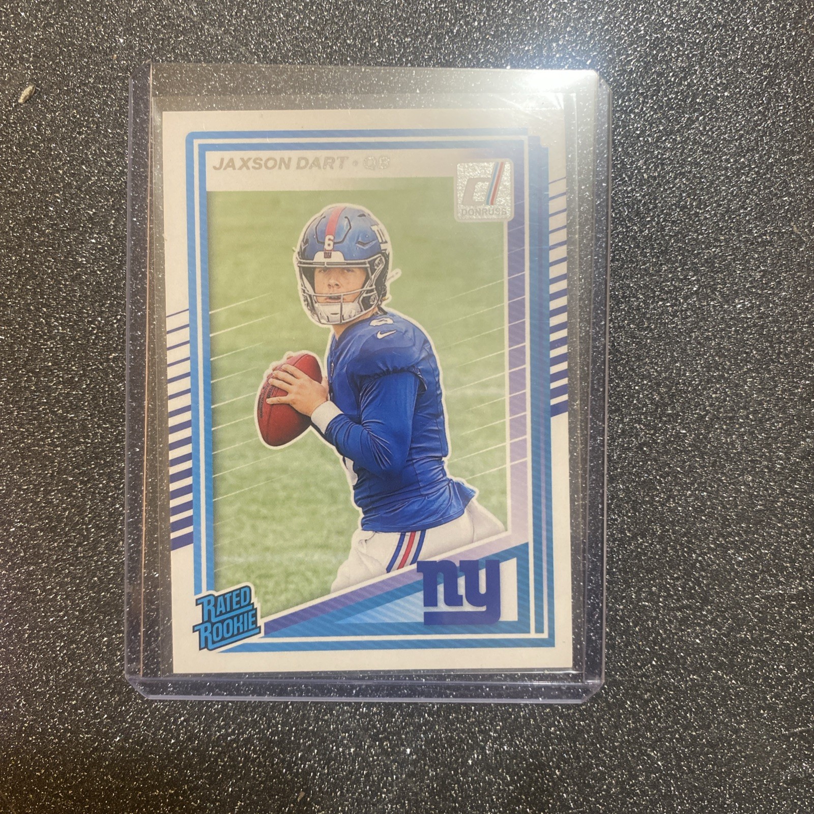 Jaxson Dart 2025 Donruss Base Rookie Card #400 - Giants