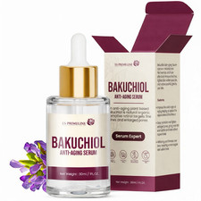 Natural Bakuchiol Anti Aging Face Serum with Hyaluronic Acid Vitamin C Retinol
