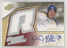 2005-06 SPx Rookie Jersey Spectrum 4/25 Daniel Paille #223 Rookie Auto RC 1o7o