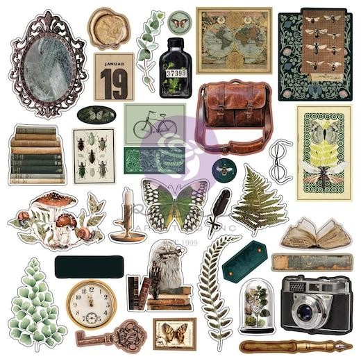Prima Marketing Nature Academia Ephemera #1 70pcs