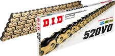 D.I.D. 520 VO Drive Chain 110 Links Gold/Black 520VOG110FB