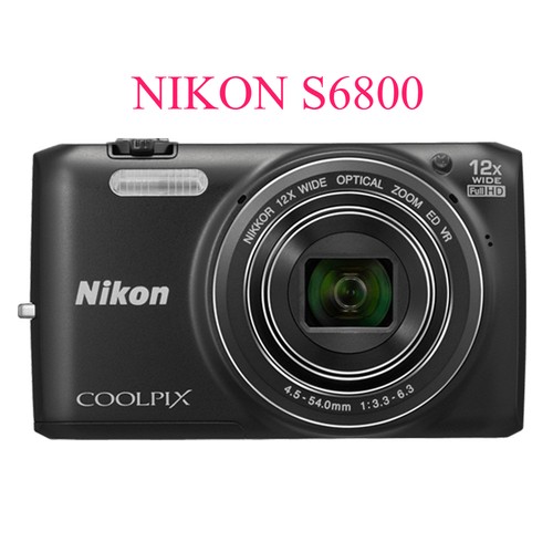 Nikon COOLPIX S6800 Digital Camera 16.0 MP 12x Optical Zoom with Accessories