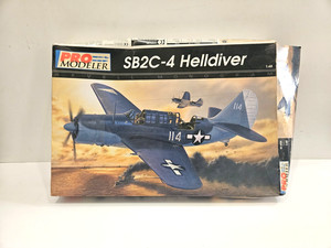 1/48 PRO MODELER REVELL MONOGRAM SB2C-4 HELLDIVER #85-5935 RARE MODEL KIT