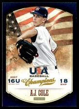 2013 Panini USA Champions A.J. Cole USA #54