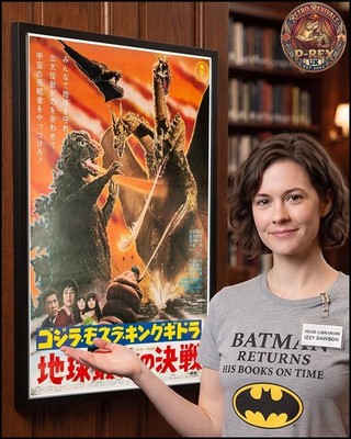 Ghidorah Das dreiköpfige Monster Japanisch - Repro Filmposter