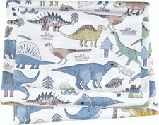 Dinosaur World 3-Piece Cotton Sheet Set for Kids - Cute Bedding Gift Set