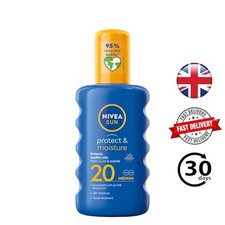 NIVEA SUN Protect & Moisture Sun Spray SPF20 Medium 200ml 44.95 per litre