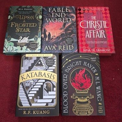 Mixed Lot of 5 x Waterstones Exclusive Books - Signed Special Edition Bundle