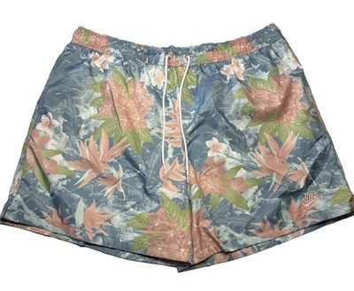Nike Club Flow Woven Shorts Floral Mesh Lined Pockets HV4610-353