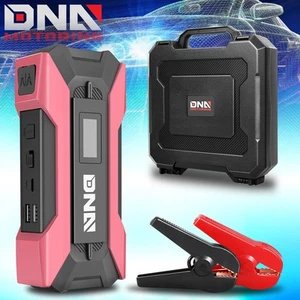 15000mAh Banque d'électricité Mini Jump de voiture Booster chargeur de batterie Jumper rose