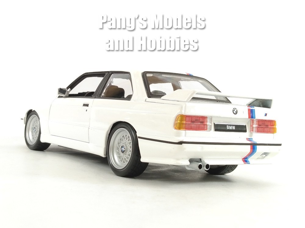 1988 BMW M3 1/24 Scale Diecast Model by Bburago - WHITE | eBay