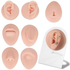 Silicone Model Body Part Displays Set- Usiriy 8Pcs Piercing...